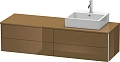 Тумба под раковину Duravit XSquare XS4914R6161 160 см Коричнево-оливковый глянцевый Тумба под раковину Duravit XSquare XS4914R6161 160 см Коричнево-оливковый глянцевый