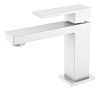 Картинка анонса товара «смеситель для раковины boheme qubic matt white 471-mw»