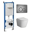 Комплект инсталляции GROSSMAN 900.K31.01.000 с клавишей смыва 700.K31.05.42M.42M графит сатиновый и унитазом GROSSMAN GR-4478BMS арт.97.4478BMS.05.42M Комплект инсталляции GROSSMAN 900.K31.01.000 с клавишей смыва 700.K31.05.42M.42M графит сатиновый и унитазом GROSSMAN GR-4478BMS арт.97.4478BMS.05.42M