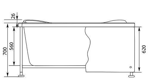Акриловая ванна Aquanet Palau 140x140 00204021 Акриловая ванна Aquanet Palau 140x140 00204021
