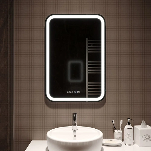 Зеркало Silver mirrors Мальта - 3 550х800 подогрев, часы, сенсорный выключатель ФР-00001216 Зеркало Silver mirrors Мальта - 3 550х800 подогрев, часы, сенсорный выключатель ФР-00001216