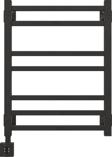 Полотенцесушитель электрический EWRIKA Кассандра Pg 60x50 L, черный матовый 510544 Полотенцесушитель электрический EWRIKA Кассандра Pg 60x50 L, черный матовый 510544