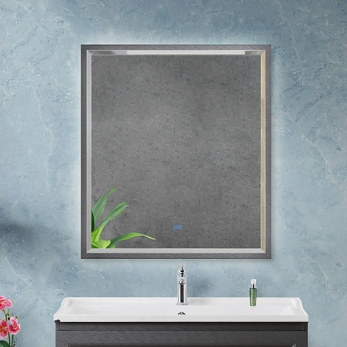 Зеркало CEZARES INTERNI с подсветкой сенсорным выключателем и подогревом CZR-SPC-INT-800-900-LED-TCH-WARM-TIT 800x900 Tитан Зеркало CEZARES INTERNI с подсветкой сенсорным выключателем и подогревом CZR-SPC-INT-800-900-LED-TCH-WARM-TIT 800x900 Tитан