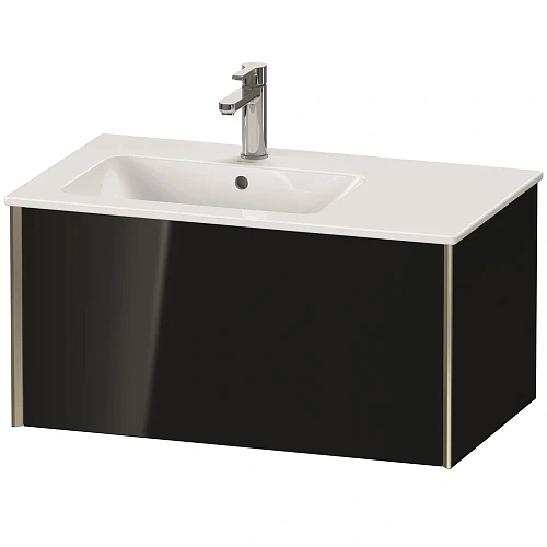 Тумба под раковину Duravit XVIU XV40260B140 подвесная 81 см черный глянцевый Тумба под раковину Duravit XVIU XV40260B140 подвесная 81 см черный глянцевый