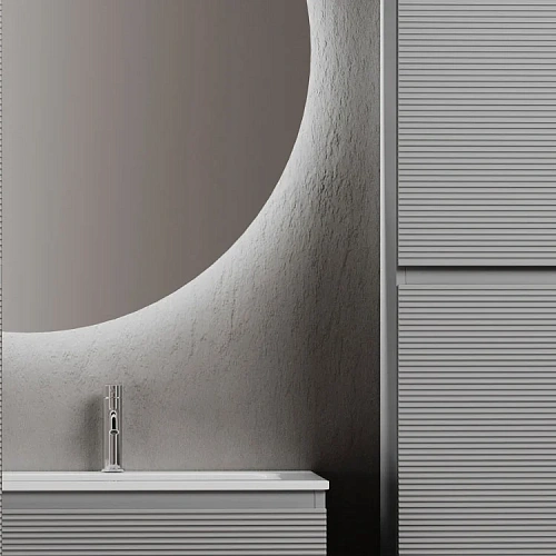 Тумба под раковину Sancos Folk FL100RES правая 995х445х500 Ergraut soft, подвесная Тумба под раковину Sancos Folk FL100RES правая 995х445х500 Ergraut soft, подвесная