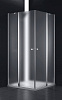 Картинка анонса товара «душевой уголок cezares elena-w-ah-2-120/100-p-cr-r 120x100см стекло рифленое, профиль хром»
