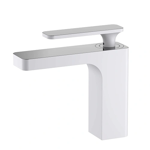 Смеситель для раковины Timo Torne 4361/00-16F хром-белый Смеситель для раковины Timo Torne 4361/00-16F хром-белый