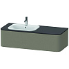 Картинка анонса товара «тумба под раковину duravit happy d.2 plus hp4952l9292 подвесная 130 см серый камень»