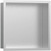 Картинка анонса товара «настенный короб hansgrohe xtrastoris individual, с дизайнерской рамой, 30х30х10 см 56097800, шлифова»