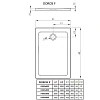 Душевой поддон Radaway Doros Plus F SDRFP1290-01 90x120 Душевой поддон Radaway Doros Plus F SDRFP1290-01 90x120