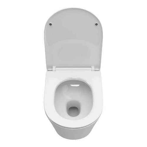 Унитаз подвесной BelBagno TRE-TOR BB5180CH-TOR/SC безободковый c сиденьем Унитаз подвесной BelBagno TRE-TOR BB5180CH-TOR/SC безободковый c сиденьем