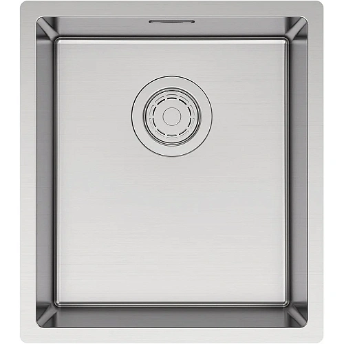 Кухонная мойка Paulmark YUNI 39 UN YU39-BS, брашированная 390х440мм Кухонная мойка Paulmark YUNI 39 UN YU39-BS, брашированная 390х440мм