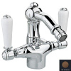 Картинка анонса товара «смеситель для биде nicolazzi p.m. blanc 1434db78 ручка белая керамика, состаренная бронза»