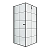 Картинка анонса товара «душевой уголок new trendy new soleo black l 90x90x195 d-0285a/d-0120b (черный)»