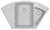 Картинка анонса товара «кухонная мойка granula 9001, арктик (белый), кварц 890х490»