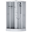 Душевая кабина AM.PM X-Joy W94C-401-100MT 100x100, четверть круга, профиль хром матовый, стекло прозрачное