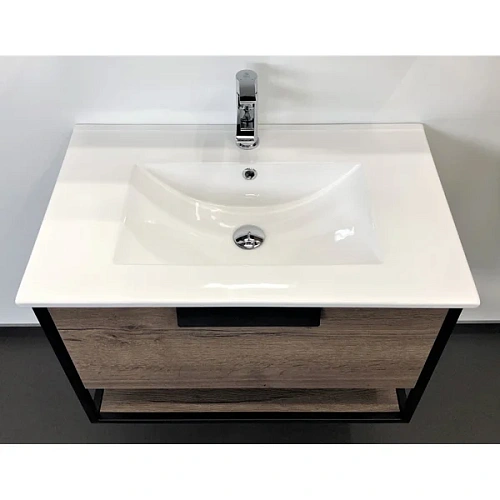 Тумба с раковиной Comforty Бонн-75 00-00006487 дуб темный раковина Comforty 75E Тумба с раковиной Comforty Бонн-75 00-00006487 дуб темный раковина Comforty 75E