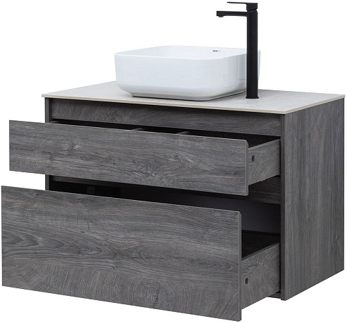 Тумба под раковину Aquanet Nova Lite 90 дуб рошелье (2 ящика) 00242267 Тумба под раковину Aquanet Nova Lite 90 дуб рошелье (2 ящика) 00242267