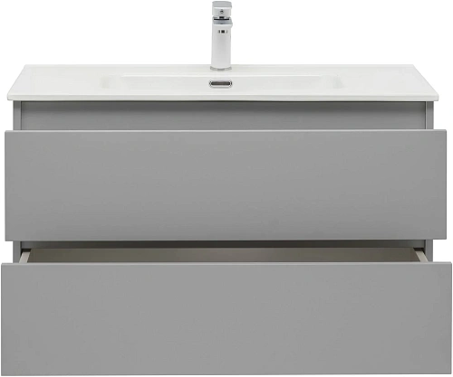 Тумба под раковину Aquanet Вега 2.0 90 мисти грин 00337962 подвесная Тумба под раковину Aquanet Вега 2.0 90 мисти грин 00337962 подвесная