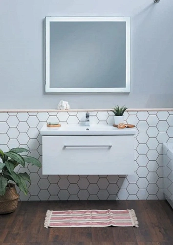 Тумба под раковину DREJA BIG INN, 80 см, подвесная, 1 ящик + выдвижной внутренний ящик, дуб кантри 7 77.0204D Тумба под раковину DREJA BIG INN, 80 см, подвесная, 1 ящик + выдвижной внутренний ящик, дуб кантри 7 77.0204D