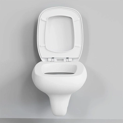 Унитаз подвесной Diamond 123T20101R (530x405x375) матовый белый безободковый без сиденья Унитаз подвесной Diamond 123T20101R (530x405x375) матовый белый безободковый без сиденья