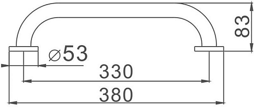 Поручень Haiba HB1718 Поручень Haiba HB1718