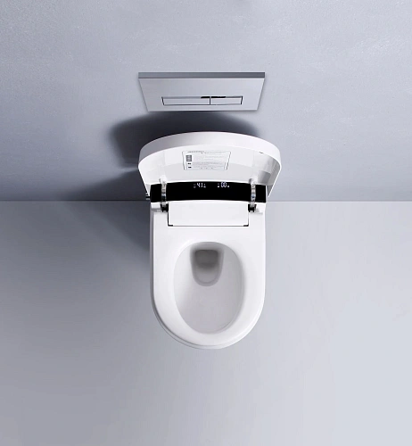 Унитаз SMART Timo TЕ-751B (580x380x420) с функцией биде подвесной с инсталляцией и черной матовой кнопкой Унитаз SMART Timo TЕ-751B (580x380x420) с функцией биде подвесной с инсталляцией и черной матовой кнопкой
