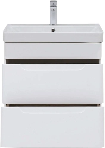 Тумба под раковину Aquanet София 60 белый глянец (2 ящика) 00288905 Тумба под раковину Aquanet София 60 белый глянец (2 ящика) 00288905
