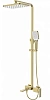 Душевая система Esbano BASCO (ESDSBASC-DSSG) брашированое золото 1670x499x261