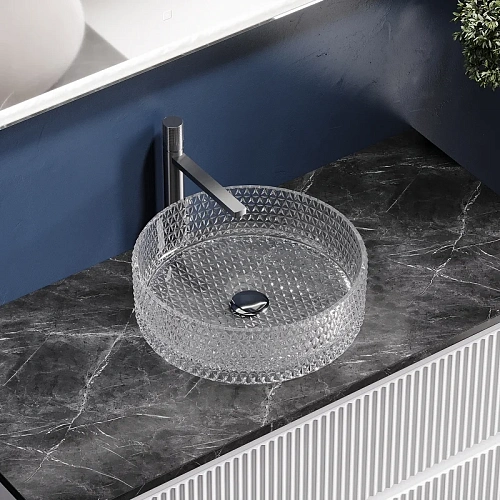 Раковина Ceramica Nova CRISTAL CN6062 Прозрачная накладная Раковина Ceramica Nova CRISTAL CN6062 Прозрачная накладная