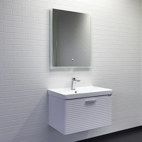 Тумба с раковиной Comforty Танжер-70П 00-00019565 подвесная белая матовая раковина Comforty 4470 Тумба с раковиной Comforty Танжер-70П 00-00019565 подвесная белая матовая раковина Comforty 4470