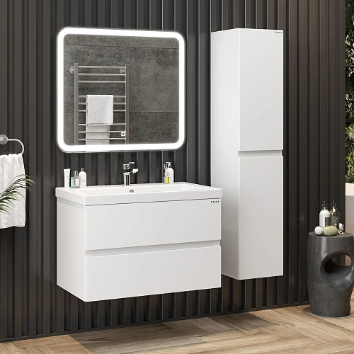 Тумба под раковину Onika Эвада 80 см 108058 подвесная, белая (для Миранда 80/ Como-80) Тумба под раковину Onika Эвада 80 см 108058 подвесная, белая (для Миранда 80/ Como-80)