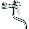 Смеситель для кухни hansgrohe Focus настенный с поворотным изливом, хром 31825000 Смеситель для кухни hansgrohe Focus настенный с поворотным изливом, хром 31825000