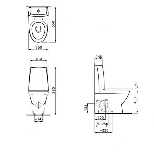 Унитаз напольный Laufen Pro Nordics 2795.2 (8.2795.2.000.780.1) Унитаз напольный Laufen Pro Nordics 2795.2 (8.2795.2.000.780.1)