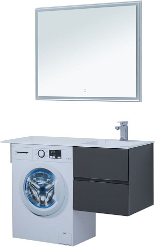 Тумба под раковину Aquanet Алвита 48 серый антрацит 00243662 Тумба под раковину Aquanet Алвита 48 серый антрацит 00243662