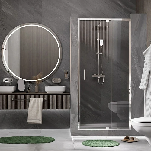 Душевая дверь WasserKRAFT Berkel 48P04 хром Душевая дверь WasserKRAFT Berkel 48P04 хром