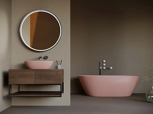 Ванна отдельностоящая Salini SOFIA 170х80 покраска по RAL полностью 102516GF из искусственого камня S-Sense Ванна отдельностоящая Salini SOFIA 170х80 покраска по RAL полностью 102516GF из искусственого камня S-Sense