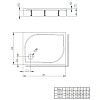 Душевой поддон Radaway Delos D800 4D87514-03L 80x75 с панелью L Душевой поддон Radaway Delos D800 4D87514-03L 80x75 с панелью L