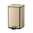Корзина для мусора Boheme квадратное золото матовое 10948-MG Корзина для мусора Boheme квадратное золото матовое 10948-MG