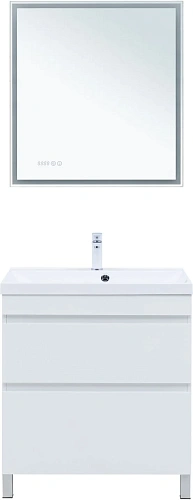 Тумба под раковину Aquanet Нота New 75 00344144 белый глянец Тумба под раковину Aquanet Нота New 75 00344144 белый глянец