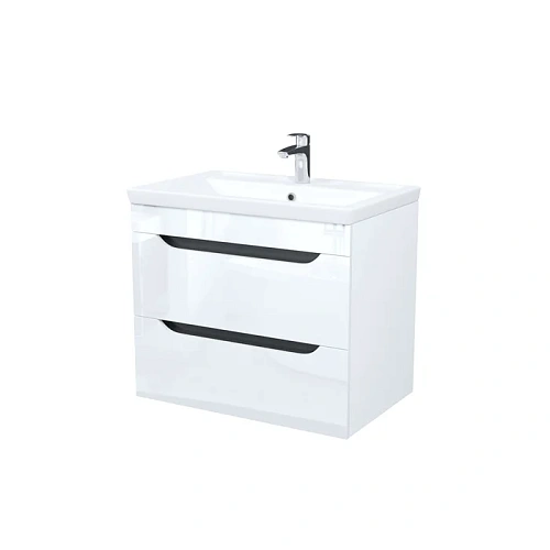 Тумба с раковиной IDDIS Ray RAY70W0i95K подвесная, 70 см, белый Тумба с раковиной IDDIS Ray RAY70W0i95K подвесная, 70 см, белый