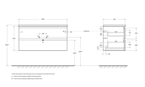 Тумба под раковину BelBagno ALBANO-1000-2C-SO-RNG Rovere Nature Grigio, 1000x450x500 Тумба под раковину BelBagno ALBANO-1000-2C-SO-RNG Rovere Nature Grigio, 1000x450x500