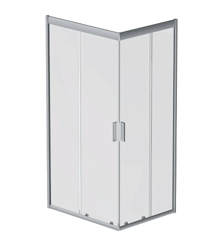 Душевой уголок AM.PM Gem W90G-404-100280-MT 100х80 стекло прозрачное, профиль серебро матовое Душевой уголок AM.PM Gem W90G-404-100280-MT 100х80 стекло прозрачное, профиль серебро матовое