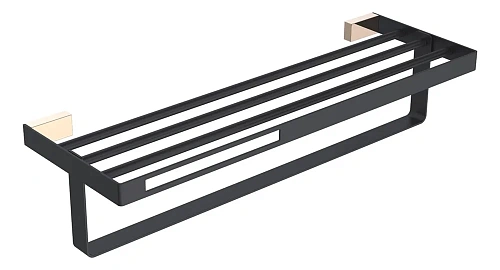 Полотенцедержатель Boheme Gold & black Q 10947-G-B Полотенцедержатель Boheme Gold & black Q 10947-G-B