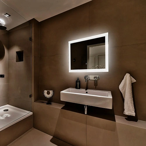 Зеркало ABBER See AG6107S-0.8 с подсветкой, сенсор, диммер Зеркало ABBER See AG6107S-0.8 с подсветкой, сенсор, диммер