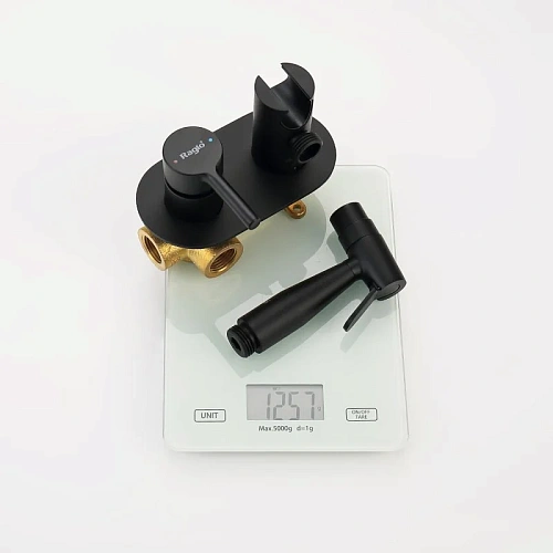 Гигиенический душ Raglo R20.52.06 встраиваемый, черный Гигиенический душ Raglo R20.52.06 встраиваемый, черный