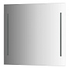 Картинка анонса товара «зеркало evoform ledline by 2117 с 2-мя встроенными led-светильниками 10,5 w 80х75 cм»