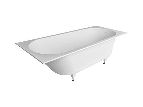 Ванна из искусственного камня Fontana Виктори 1700x700 ФР-00018620 Solid Surface белый матовый Ванна из искусственного камня Fontana Виктори 1700x700 ФР-00018620 Solid Surface белый матовый