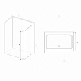 Боковая стенка RGW Z-05B 700 мм 32220570-14 черный Боковая стенка RGW Z-05B 700 мм 32220570-14 черный