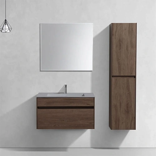 Тумба под раковину Vincea Chiara 800 подвесная, 1 выкатной ящик soft-close, R.Oak VMC-2C800RO Тумба под раковину Vincea Chiara 800 подвесная, 1 выкатной ящик soft-close, R.Oak VMC-2C800RO